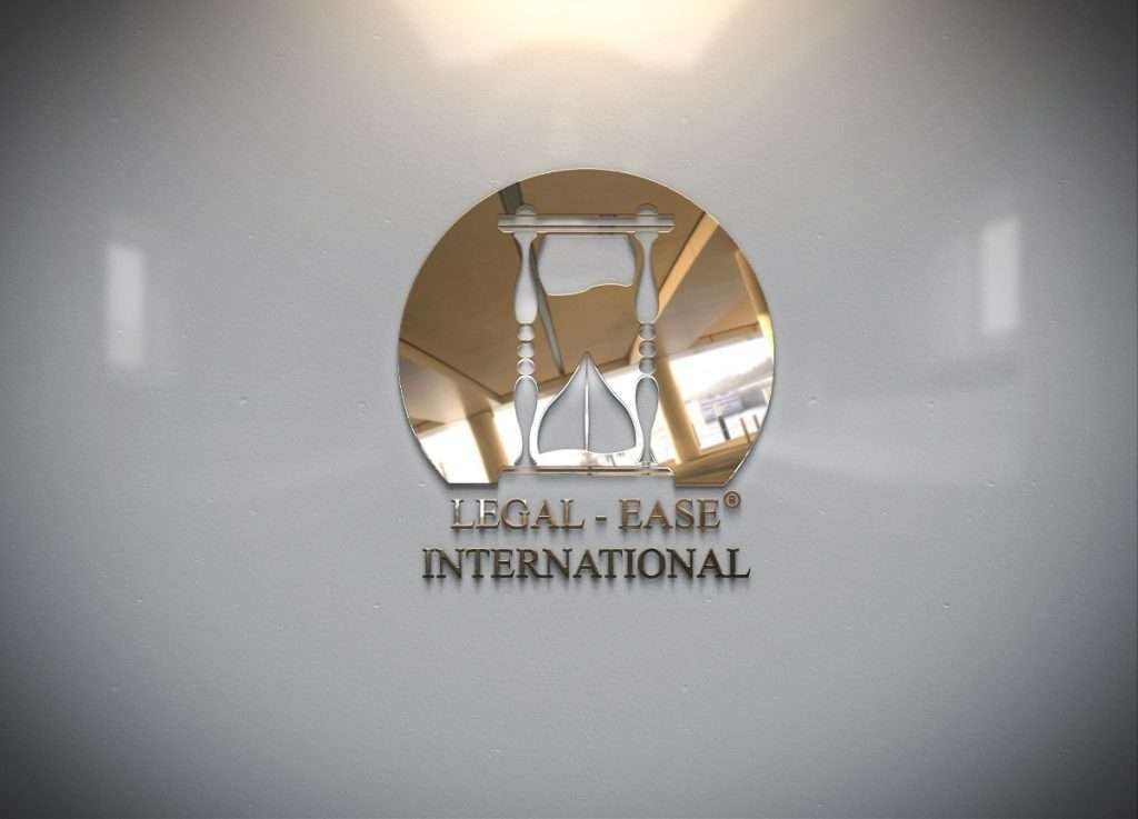 Legal Ease Logo Gold medal
